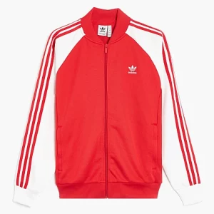 OLYMPIC ADIDAS ORIGINALS SST TRACK JACKET RED